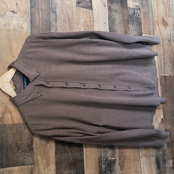 Brooks Brothers Heathered Brown Long Sleeve Button Down Sz XL Mens - Picture 12 of 14